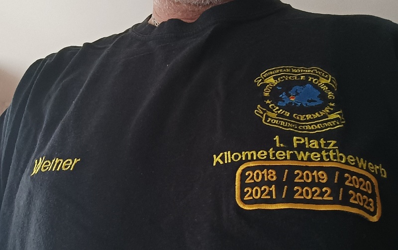 Kilometerwettbewerb 2018-2023, erster Platz